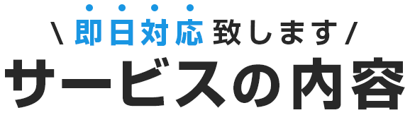 サービスの内容